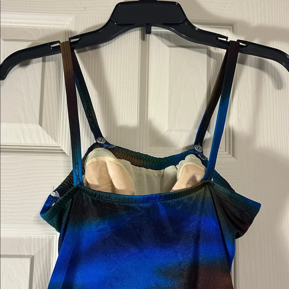 4 for $15 Vintage Seaside Resort Wear blue green swimsuit